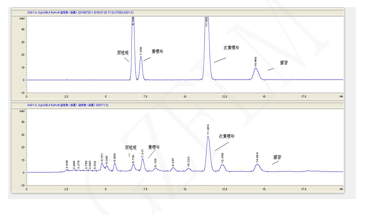 北京推薦黃嘌呤、次黃嘌呤、尿嘧啶與尿苷的分離用液相色譜柱